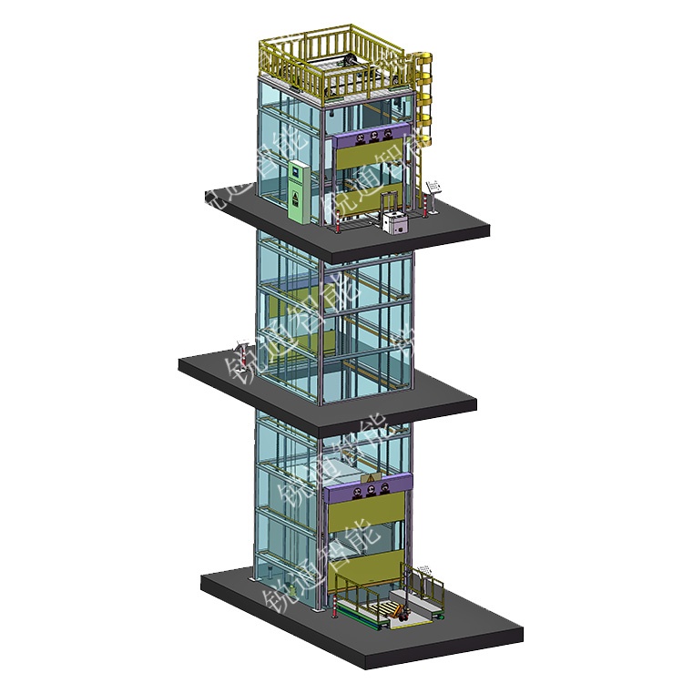 异侧进出提升机
